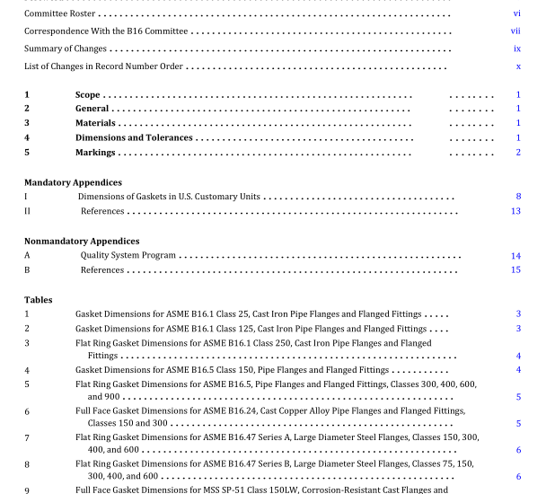 ASME B16.21:2016 pdf download